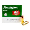 REMINGTON UMC 45 Auto 230Gr JHP 100/Box Value Pack Handgun Ammo (23689)