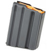 Ammunition Storage Components Magazine, 223 Rem, Fits AR-15, 5Rd, Stainless, Black, Orange Follower 5-223-SS-BM-O-ASC