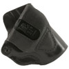 DeSantis Gunhide Mini Scabbard Belt Holster, Fits S&W Shield, Left Hand, Black Leather 019BBX7Z0