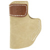 DeSantis Gunhide Sof-Tuck IWB Holster, Fits S&W Shield, Springfield Hellcat, Right Hand, Tan Leather 106NAI4Z0