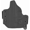 L.A.G. Tactical, Inc. Defender Series, OWB/IWB Holster, Fits S&W M&P Shield .45, Kydex, Right Hand, Black Finish 4043