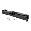 ZEV Technologies Duty Stripped Slide w/ RMR Cut, For Glock 19 Gen 3, Slide, Black Finish SLD-Z19-3G-DUTY-RMR-BLK
