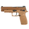 SIG SAUER P320-M17 9mm 4.7in 3x 10rd Mags Coyote Tan Pistol (320F-9-M17-MS-MA)