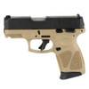 TAURUS G3c 9mm 3.2in 3x 12rd Mags Tan/Black TORO Optic Ready Pistol (1-G3CP931T)