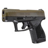 TAURUS GX4 9mm 3.06in 2x 11rd Mags Black/Green Pistol (1-GX4M93B)