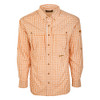 DRAKE Featherlite Wingshooters Plaid Long Sleeve Orange Plaid Shirt (DS2105-OPD)