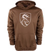 DRAKE Performance Fleece Brown Hoodie (DNT2271-BRN)