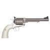 MAGNUM RESEARCH BFR .454 Casull 6.5in 6-Shot Brushed Stainless Steel Revolver with Bisley Grips (BFR454C6B-6)