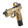 FN AMERICA 509 Midsize Tactical 9mm 4.5in 1x15rd 1x24rd FDE Semi-Automatic Pistol (66-100745)