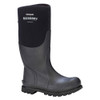 DRYSHOD Mens Big Bobby Hi Black/Grey Work Boot (BBB-MH-BK)