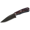 HAWTHORNE Seeker 4.125in Red/Black G-10 w/Green G-10 Liner Clip Point Knife (FTKFB4A)