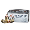 G9 AMMO 45 ACP +P 117gr Solid Copper External Hollow Point 20ct Box Ammo (45ACP-P-117)