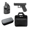 GLOCK 19 Semi-Automatic 9mm Compact Pistol CA Compliant w/GRITR IWB LH Holster, Cleaning Kit, Soft Case