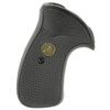 Pachmayr Grip, Compact, Fits S&W K/L Frame Round Butt, Black 3270