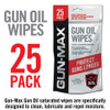 REAL AVID/REVO Gun-Max 25 Pack Gun Oil Wipes (AVGMW25)