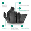 GRITR IWB Kydex EDC Right Hand Gun Holster for Sig Sauer P365