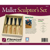 FLEXCUT 4-Piece Mallet Sculptor's Set (MC175)