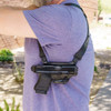 GALCO Miami Classic Black Right Hand Shoulder Holster System For Sig Sauer P365XL (MC870RB)