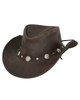 OUTBACK TRADING Rawhide Chocolate Hat (1376-CHO)