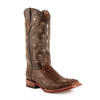 FERRINI Men's Caiman Croc Print Square Toe Sport Rust Boots (4039323)