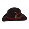 OUTBACK TRADING Gallup Wool Tan Bark Hat (1107-TBK)