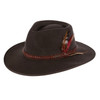 OUTBACK TRADING Santa Fe Wool Khaki Hat (1109-KKI)