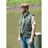 OUTBACK TRADING Leather Ascot Brown Cap (14834-BRN)