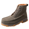 TWISTED X Men's 6in Comp Toe Lace-Up Grey/Tan Work Boot with CellStretch (MXCC005)