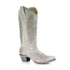 CORRAL Womens White Cross & Wings Boots (A3571-LD)