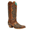 CORRAL Women's Overlay Embroidery and Studs Boot (E1508-LD)