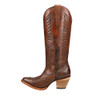 CORRAL Women's Cognac Brown Embroidery Tall Leather Boots (E1570)