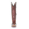 CORRAL Women's Cognac Brown Embroidery Tall Leather Boots (E1570)