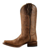 CIRCLE G by CORRAL Womens Side Cross Embroidery Brown/Beige Square Toe Boots (L5042-LD)