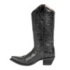 CORRAL Women's Cross Embroidery Black Snip Toe Western Boot (L5060-LD)