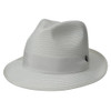 STETSON Latte Milan Fedora White Hat (TSLATTB152072)