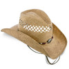 STETSON Stoney Creek Natural/Brown Western Straw Hat (SSSTCR-40348R)