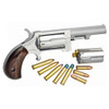 NORTH AMERICAN ARMS Sidewinder 22LR/22WMR 2.5in 5rd Stainless Revolver with Wood Grips (NAA-SWC-250)