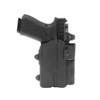 Alien Gear Holsters Rapid Force Level II Slim, Outside the Waistband Holster, Fits Glock 19/23/32/45, Polymer, Paddle Attachment, Black R2-PA-0057-R-B-L0-D