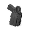 Alien Gear Holsters Rapid Force Level II Slim, Outside the Waistband Holster, Fits Glock 19/23/32/45, Polymer, Paddle Attachment, Black R2-PA-0057-R-B-L0-D