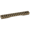 Christensen Arms 1 Piece Base, Burnt Bronze, Cerakote, 0MOA, Compatible with Remington 700 Long Action 810-00012-06