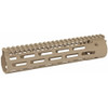 Troy Battle Rail, 9.25" Low-Profile SOCC Rail, Fits AR, 223REM/556NATO, M-LOK, Aluminum, Flat Dark Earth SRAI-SR1-90FT-00