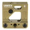Unity Tactical FAST Micro, Red Dot Mount, 2.26" Optical Height, Compatible with T1/T2 Footprints, Anodized Finish, Flat Dark Earth FST-MICF