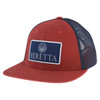 BERETTA Flat Bill Patch Bordeaux Trucker Hat (BC621T15150325)