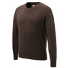 BERETTA Somerset V-Neck Brown Melange Sweater (PU571T1999080P)