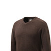 BERETTA Somerset V-Neck Brown Melange Sweater (PU571T1999080P)