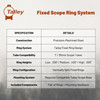 TALLEY 30mm Low Fixed Scope Rings (300003)