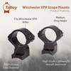 TALLEY 30mm Winchester XPR Medium Scope Rings (740765)