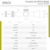 HAWKE Frontier 34 FFP 3-18x50 Mil Pro Ext IR Black Riflescope (18620)