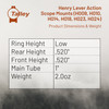 TALLEY 1in Low Scope Mount For Henry H009/H010/H014 (930336)