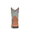 CORRAL Ladies Farm and Ranch Square Toe Tan Hydro Resist/Blue Top Cactus Boots (W5003)